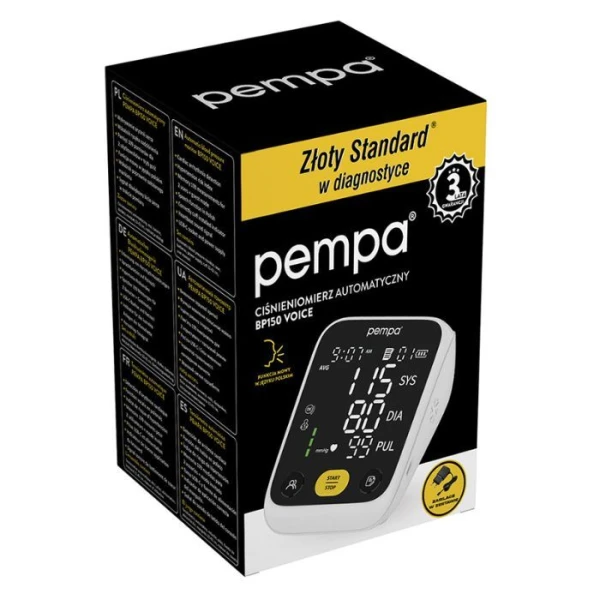 Pempa BP150 Voice, automatyczny ciśnieniomierz naramienny, 1 sztuka