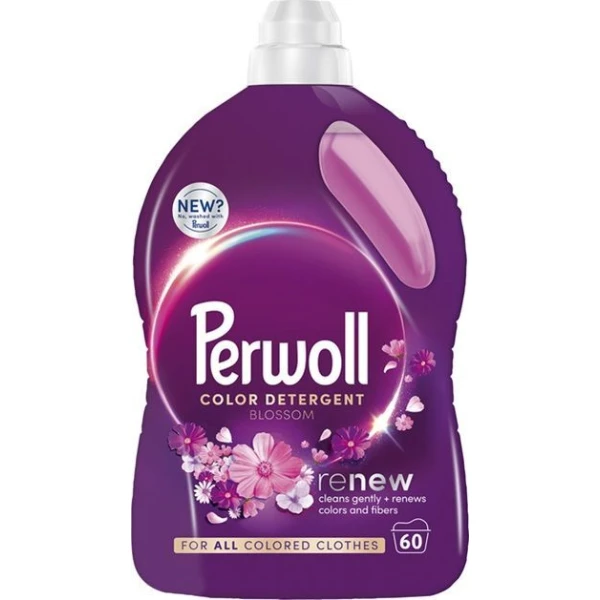 Perwoll Color Renew Blossom, uniwersalny płyn do prania tkanin, 3l
