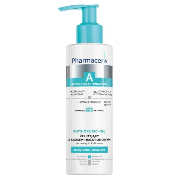 Pharmaceris A, Physiopuric-Gel, żel fizjologiczny do mycia twarzy i oczu, 190ml