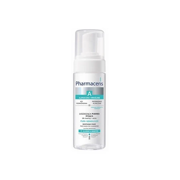 Pharmaceris A, Puri-Sensilium, pianka łagodząca, myjąca do twarzy i oczu, 150ml