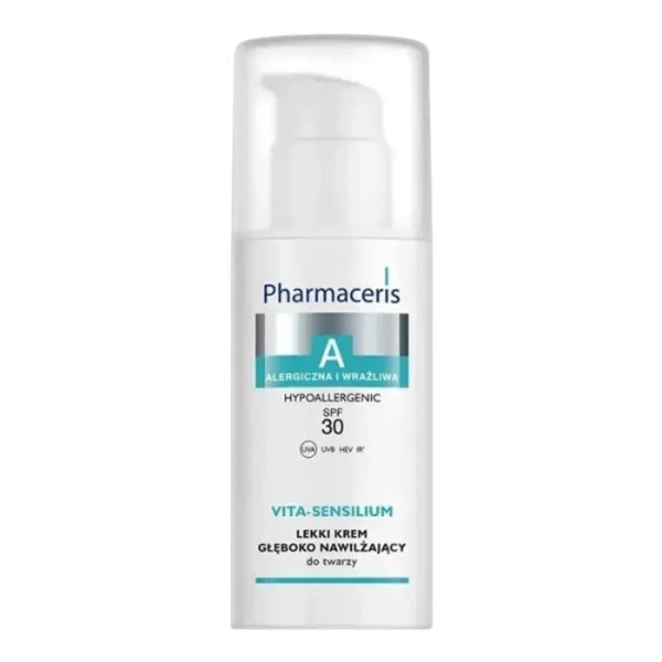 Pharmaceris A, Vita-Sensilium, krem lekki głęboko nawilżający SPF30, 50ml
