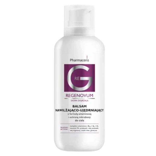 Pharmaceris G, Regenovum, balsam nawilżająco-ujędrniający do ciała, z formułą witaminową, 400ml