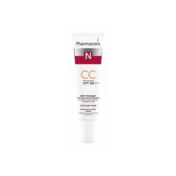 Pharmaceris N, Capilar-Tone, krem tonujący CC SPF 30, skóra naczynkowa, 40ml