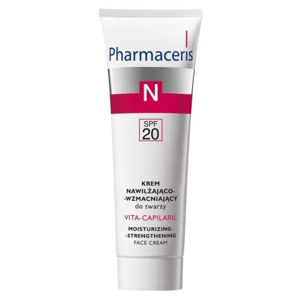Pharmaceris N, Vita-Capilaril, krem nawilżająco-wzmacniający SPF20, skóra naczynkowa, 50ml