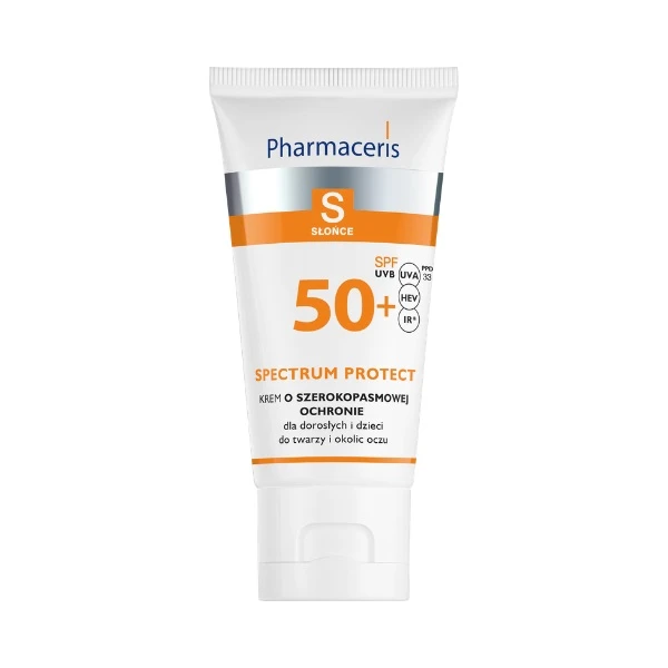 Pharmaceris S, Spectrum Protect, krem o szerokopasmowej ochronie przed słońcem SPF 50+, po 6 miesiącu życia, 50ml