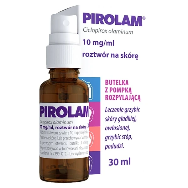 Pirolam 10mg/ml, roztwór na skórę, 30ml