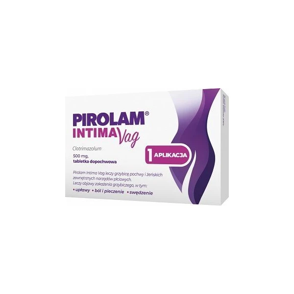 Pirolam Intima Vag 500mg, 1 tabletka dopochwowa