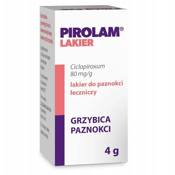 Pirolam 80mg/g, lakier do paznokci, 4g