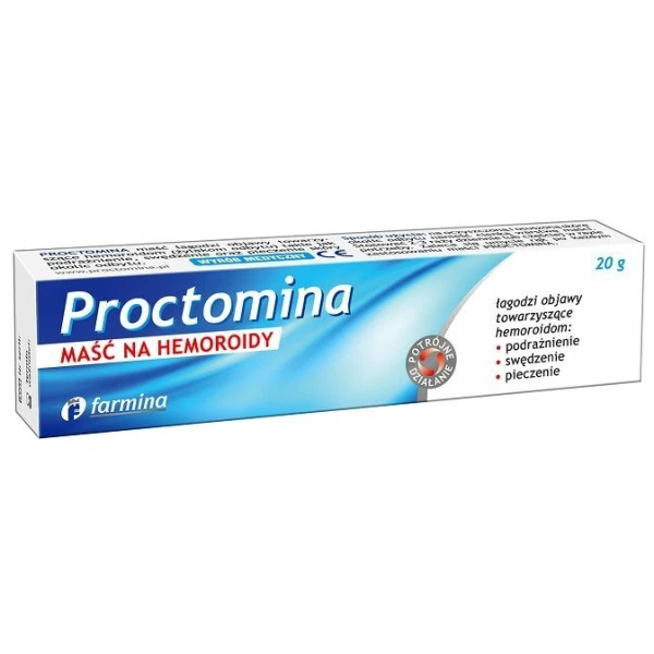 Proctomina, maść na hemoroidy, 20g