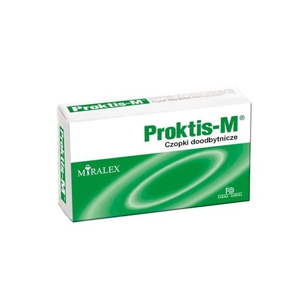 Proktis-M, czopki doodbytnicze, 10 sztuk