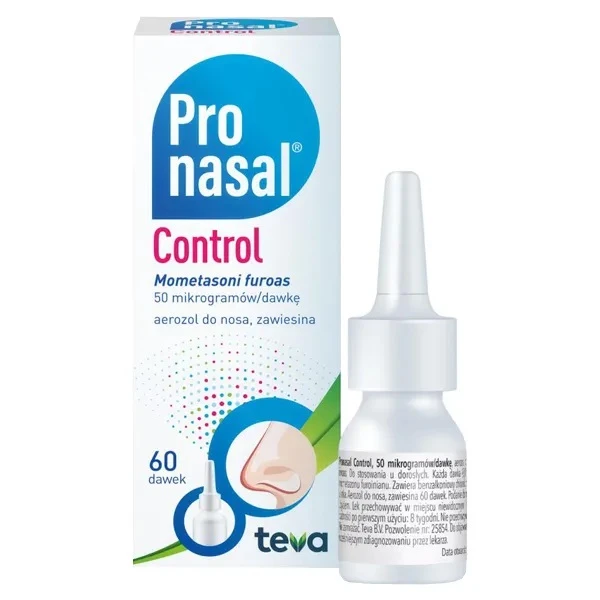 Pronasal Control 0,5mg/ml, aerozol do nosa, 60 dawek