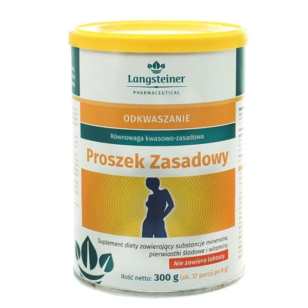 Proszek zasadowy, równowaga kwasowo-zasadowa, 300g