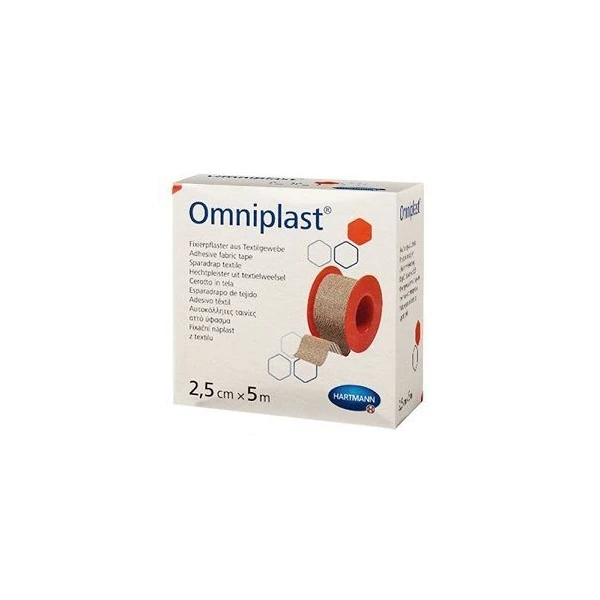 Przylepiec na rolce Omniplast, 2,55cmx5m, 1 sztuka