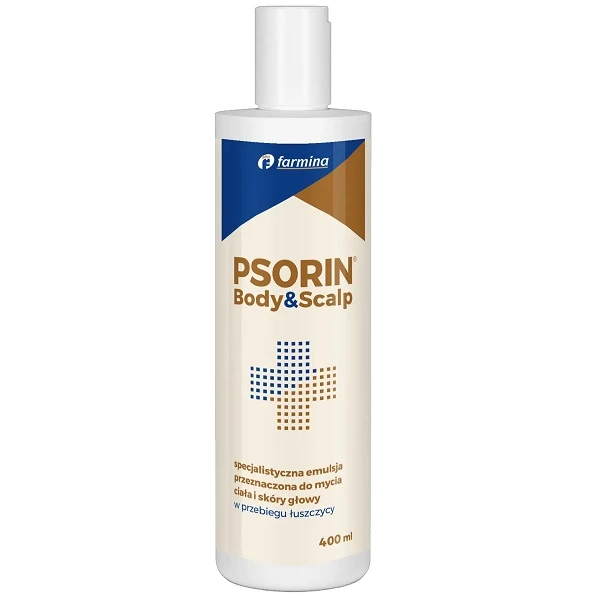 [DATA - 2026-09-30] Psorin Body&Scalp, specjalistyczna emulsja przeznaczona do mycia ciała i głowy w przebiegu łuszczycy, 400ml