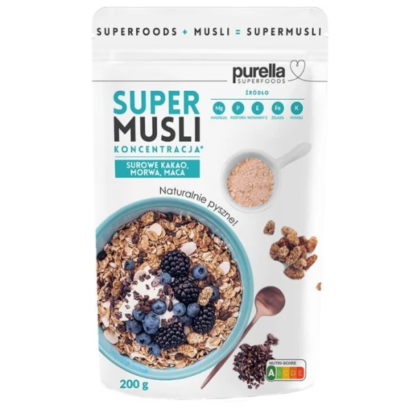 [DATA - 2026-09-30] Purella Superfoods, Supermusli Koncentracja, 200g