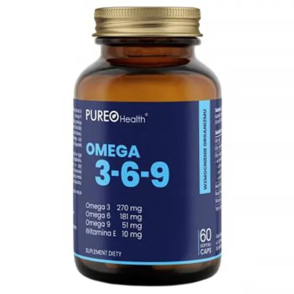 Pureo Health, Omega 3-6-9, 60 kapsułek