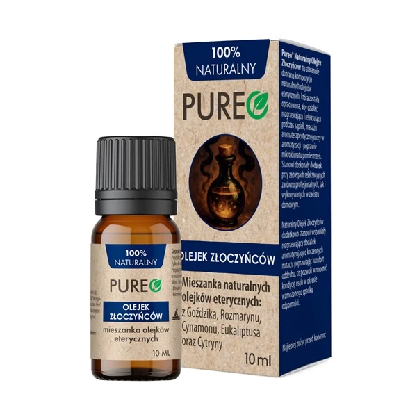 Pureo Olejek Złoczyńców, mieszanka naturalnych olejków eterycznych, 10ml