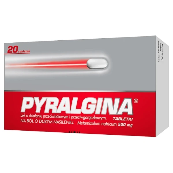 Pyralgina 500mg, 20 tabletek