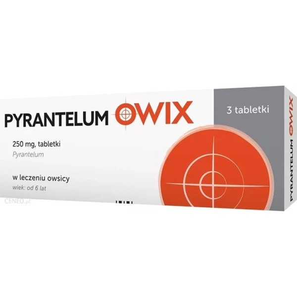 Pyrantelum Owix 250mg, 3 tabletki
