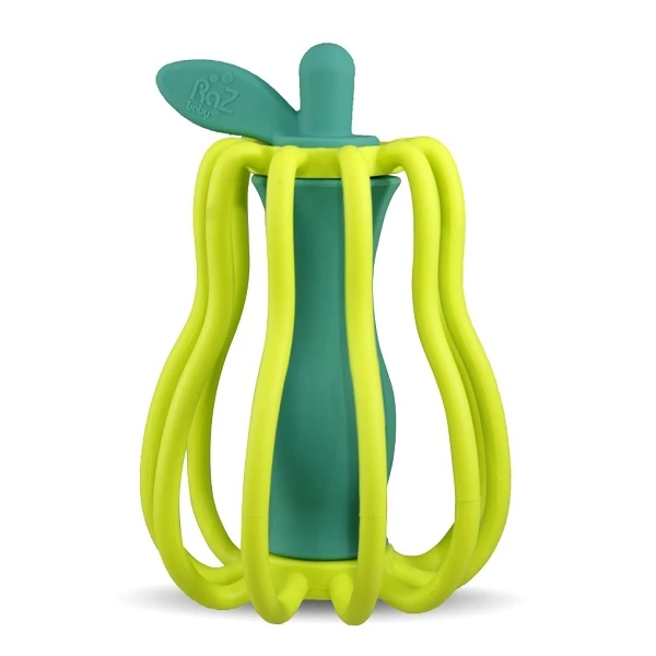 RaZbaby, gryzak i grzechotka 2w1, Gruszka, po 3 miesiącu, 1 sztuka