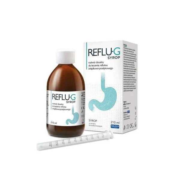Reflu-G, syrop przeciwrefluksowy, 210ml
