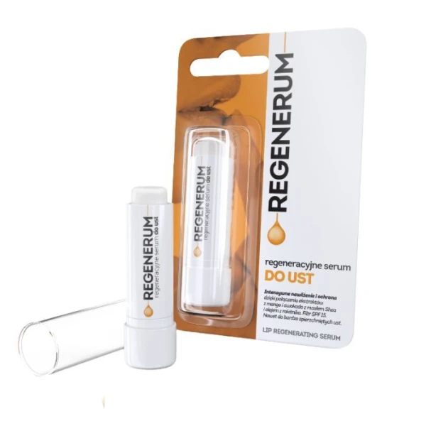 Regenerum, regeneracyjne serum do ust, sztyft, 5g