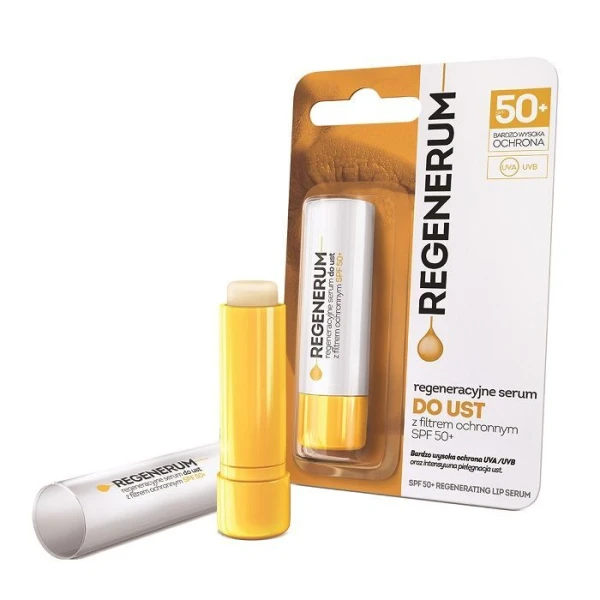 Regenerum, serum regeneracyjne do ust SPF 50+, sztyft, 1 sztuka