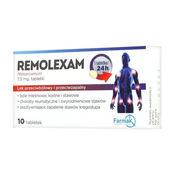 [DATA - 2026-09-30] Remolexam 7,5mg, 10 tabletek