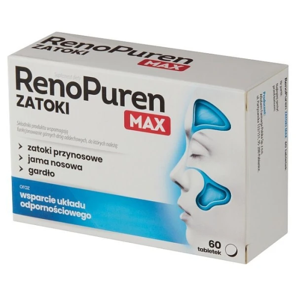 RenoPuren Zatoki Max, 60 tabletek