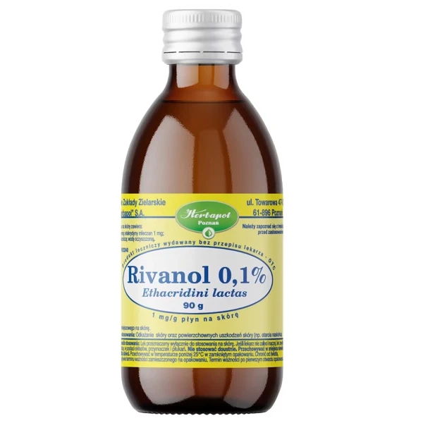 Rivanol 0,1%, płyn na skórę, 90g