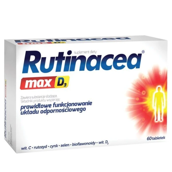 Rutinacea Max D3, 60 tabletek