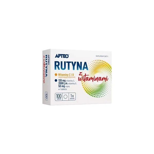 Rutyna z witaminami, Apteo, 100 tabletek