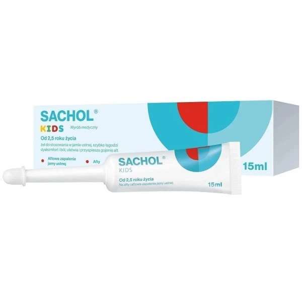 Sachol Kids, żel na afty dla dzieci, 15ml