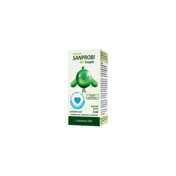 Sanprobi IBS, krople doustne, dla dorosłych i dzieci powyżej 1 roku życia, 5ml