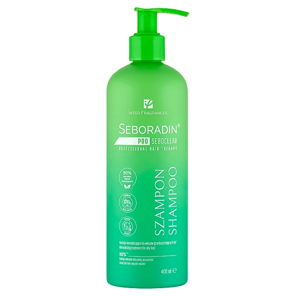Seboradin Pro Seboclear, szampon do włosów przetłuszczających się, 400ml
