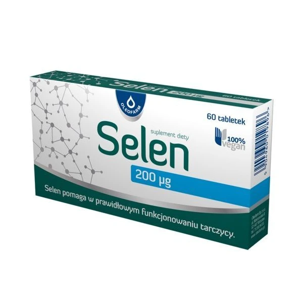 Selen 200mcg, 60 tabletek