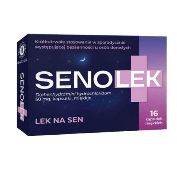 Senolek 50mg, 16 kapsułek