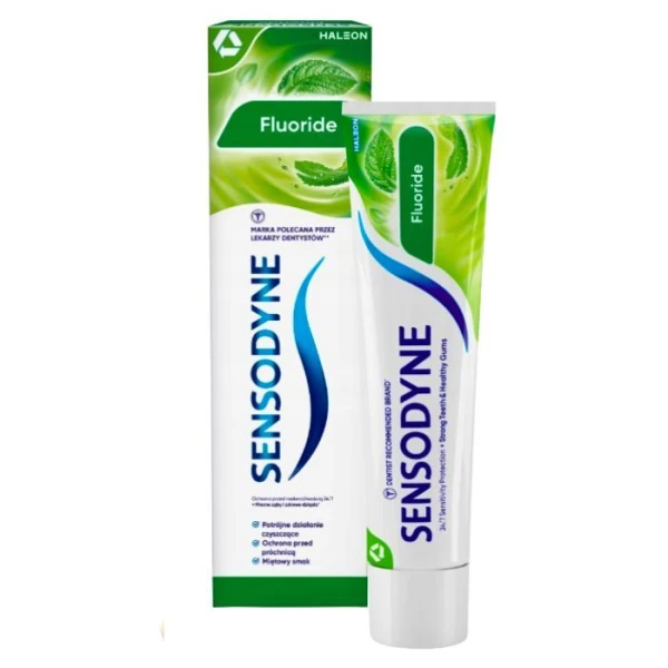 Sensodyne Fluoride, pasta do zębów nadwrażliwych, 75ml