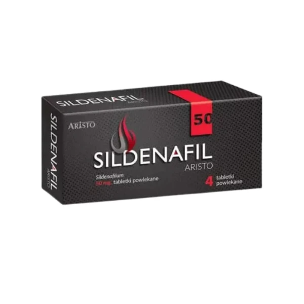 Sildenafil Aristo 50mg, 4 tabletki