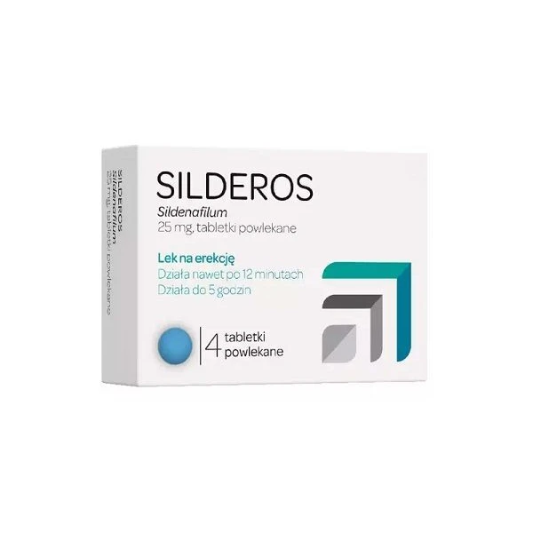 Silderos 25mg, 4 tabletki