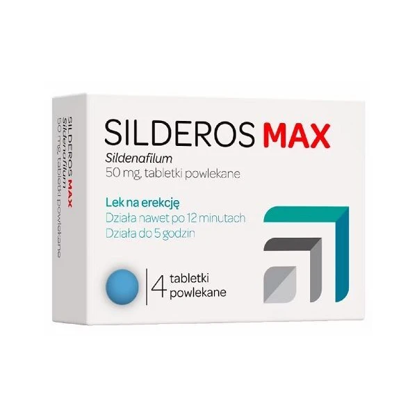 Silderos Max 50mg, 4 tabletki