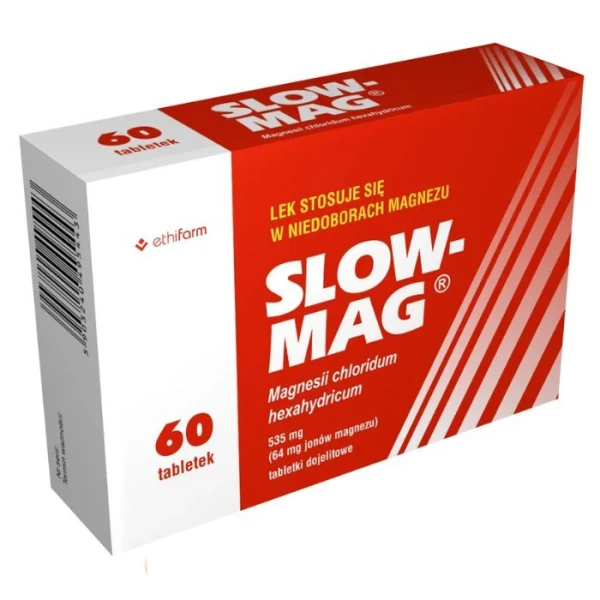 Slow-Mag 64 mg, 60 tabletek dojelitowych
