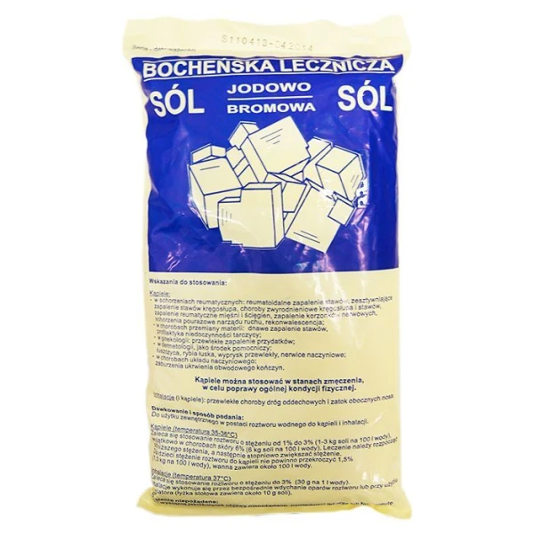Sól Bocheńska lecznicza, jodowo-bromowa, 1kg