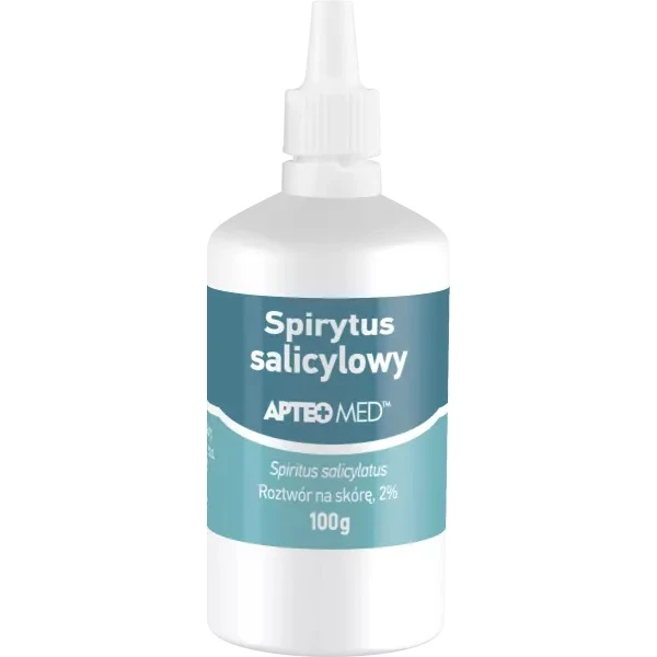 Spirytus salicylowy 2%, Apteo Med, roztwór na skórę, 100g