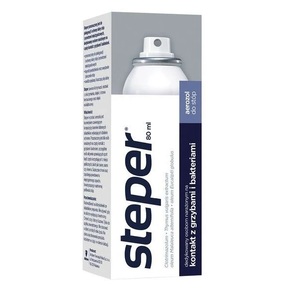 Steper, aerozol do stóp, 80ml