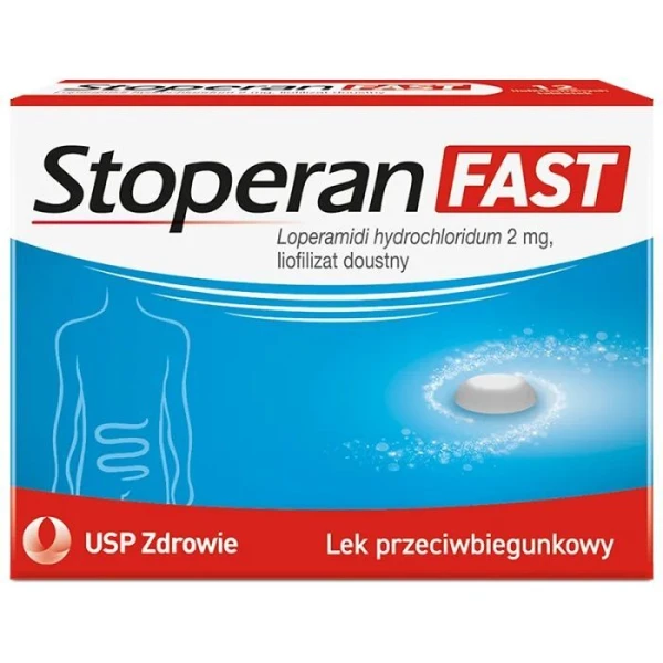 Stoperan Fast 2mg, liofilizat doustny, 12 tabletek