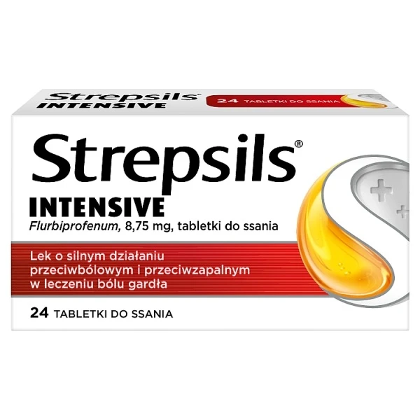 Strepsils Intensive 8,75mg, 24 tabletki do ssania