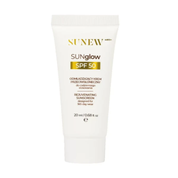 SunewMed+ SUNglow, odmładzający krem przeciwsłoneczny do twarzy, SPF 50, 20ml