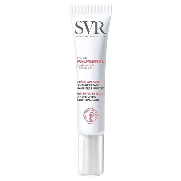 SVR Palpebral Creme, łagodzący krem do podrażnionych powiek, 15ml