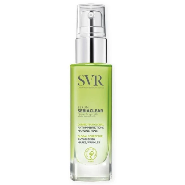 SVR Sebiaclear, przeciwzmarszczkowe serum redukujące niedoskonałości, 30ml